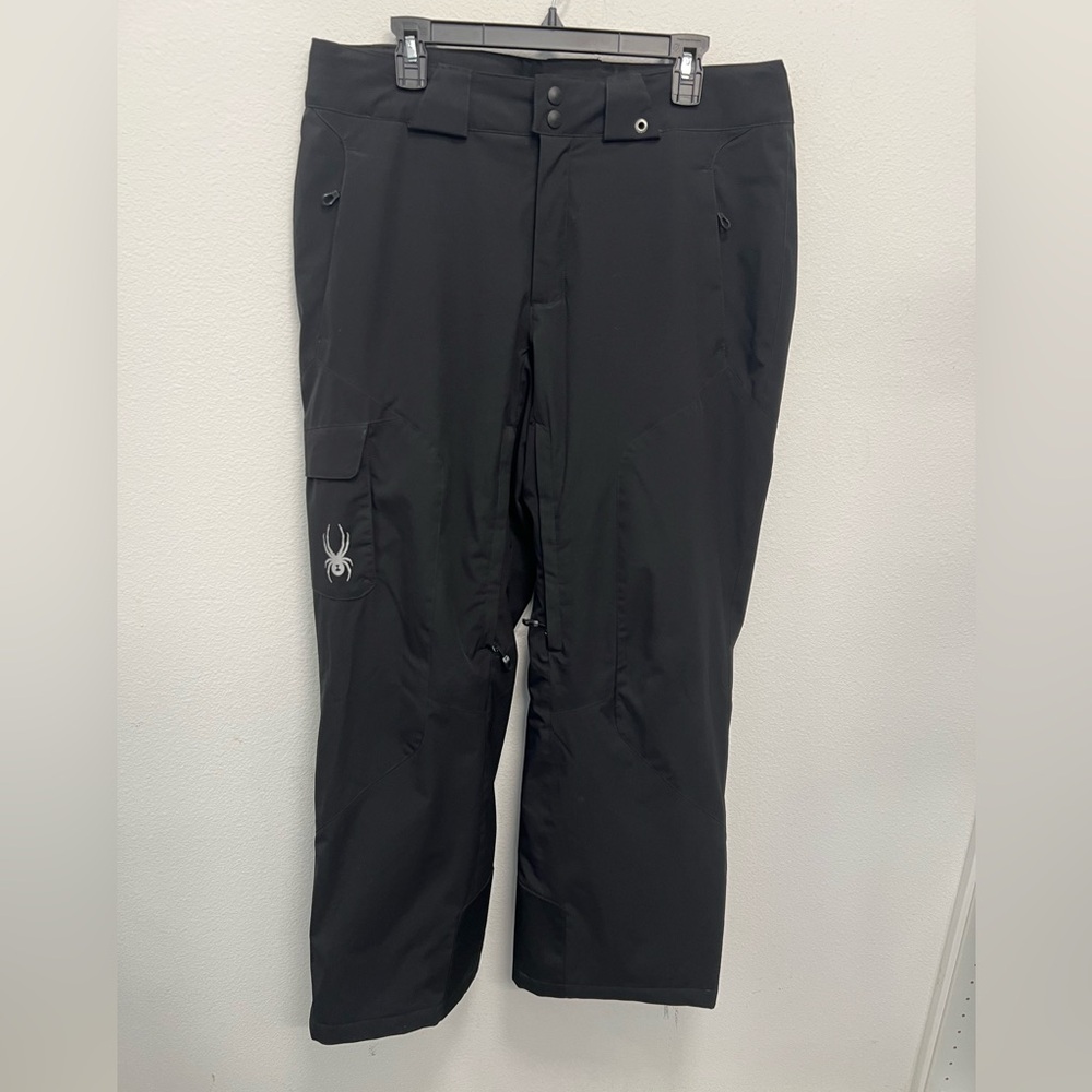 Spyder Troublemaker Insulated Ski/Snow Pants - Black - Waterproof -Size L